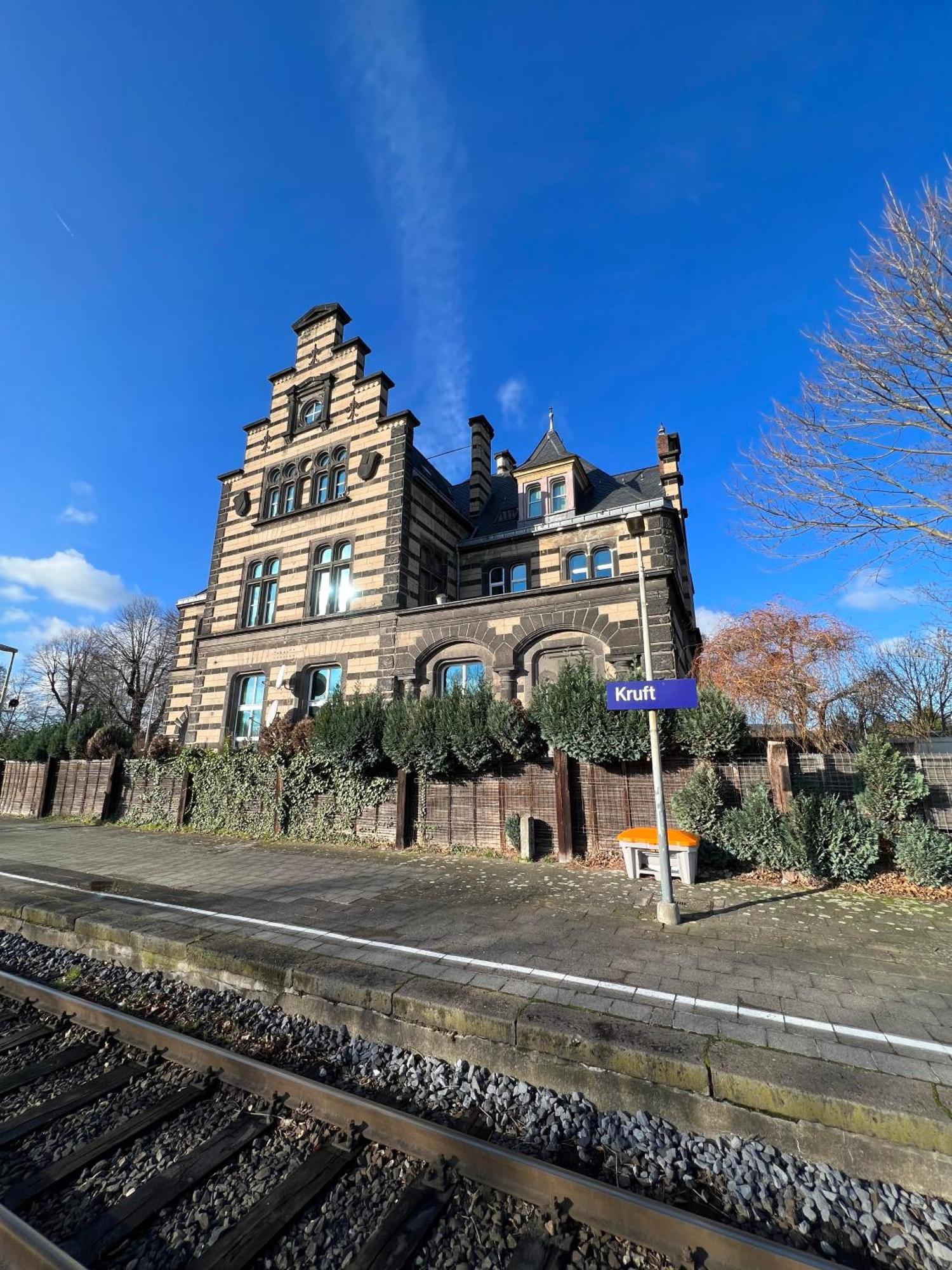 Wohnen Wie Im Schloss - Alter Bahnhof Von Kruft Ngoại thất bức ảnh